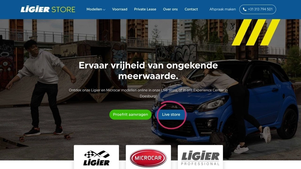 Hoe werkt de Live Store van Ligier? | Ligier Store Doesburg | Live Store. .jpg